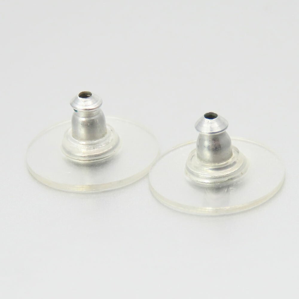 CHANEL White Logo Earrings - Picture 9 of 11